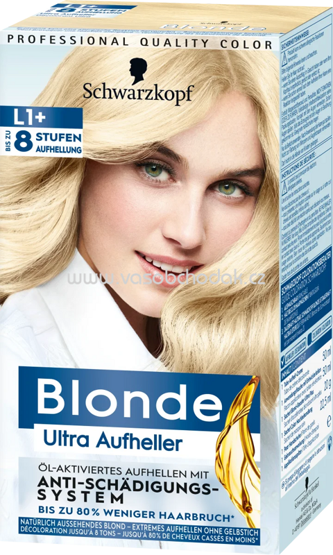 Schwarzkopf Blonde Blonde L1+ Extrem Aufheller, 1 St Schwarzkopf Blonde Blonde L1+ Extrem Aufheller, 1 St
