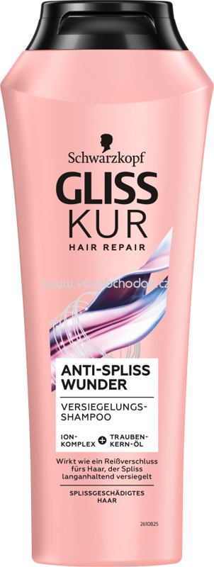 Schwarzkopf Gliss Kur Shampoo Anti-Spliss Wunder, 250 ml Schwarzkopf Gliss Kur Shampoo Anti-Spliss Wunder, 250 ml