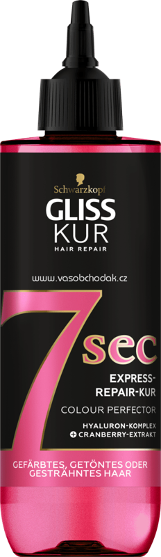Schwarzkopf Gliss Kur Express-Repair-Kur 7Sec Colour Perfector, 200 ml Schwarzkopf Gliss Kur Express-Repair-Kur 7Sec Colour Perfector, 200 ml