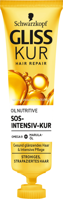 Schwarzkopf Gliss Kur Haarkur SOS Oil Nutritive, 20 ml