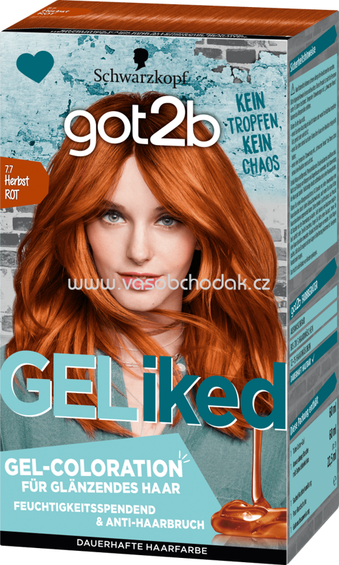 Schwarzkopf got2b Haarfarbe GELiked Herbst Rot 7.7, 1 St