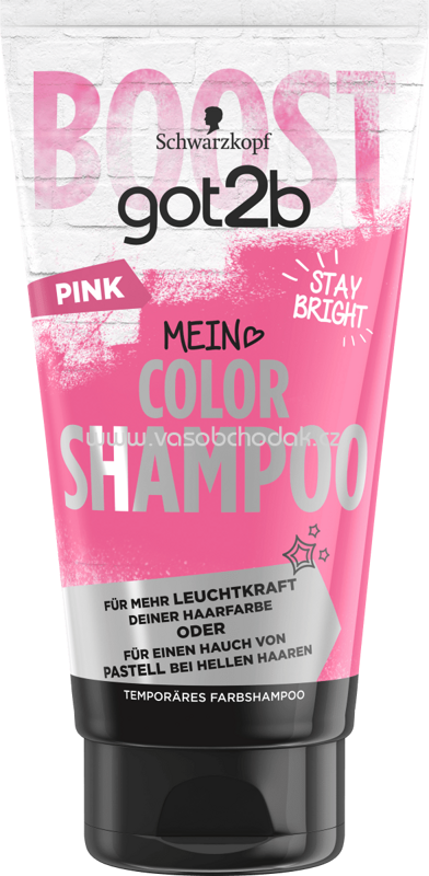 Schwarzkopf got2b Shampoo Color Booster Pink, 150 ml