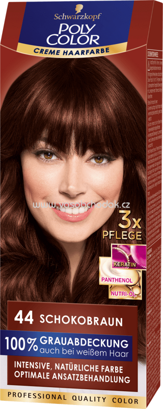 Schwarzkopf Poly Color Haarfarbe Schokobraun 44, 1 St Schwarzkopf Poly Color Haarfarbe Schokobraun 44, 1 St