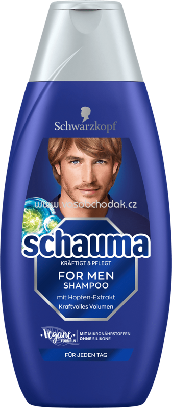 Schwarzkopf Schauma Shampoo For Men, 400 ml