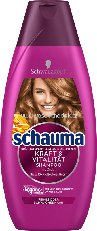Schwarzkopf Schauma Shampoo Kraft & Vitalität, 400 ml