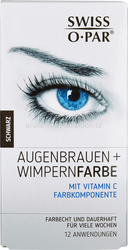 Swiss-o-Par Augenbrauen und Wimpernfarbe schwarz, 1 St