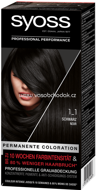 Syoss Haarfarbe Schwarz 1-1, 1 St