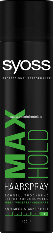 Syoss Haarspray Max Hold, 400 ml Syoss Haarspray Max Hold, 400 ml