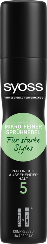 Syoss Haarspray Mikro-Spray starke Styles, 200 ml Syoss Haarspray Mikro-Spray starke Styles, 200 ml