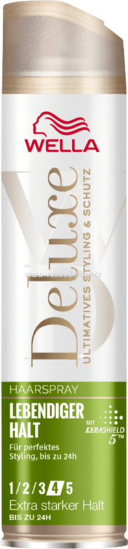 WELLA Deluxe Haarspray Lebendiger Halt extra stark, 250 ml WELLA Deluxe Haarspray Lebendiger Halt extra stark, 250 ml