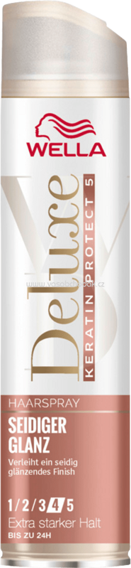 WELLA Deluxe Haarspray Seidiger Glanz extra stark, 250 ml WELLA Deluxe Haarspray Seidiger Glanz extra stark, 250 ml