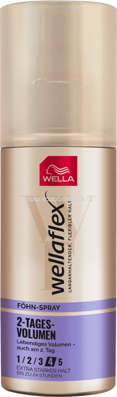 wellaflex Styling Spray Föhnspray 2-Tages Volumen, 150 ml