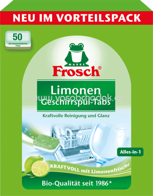 Frosch Limonen Geschirrspültabs, 50 St
