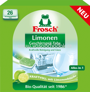 Frosch Spülmaschinentabs Limone, 26 St