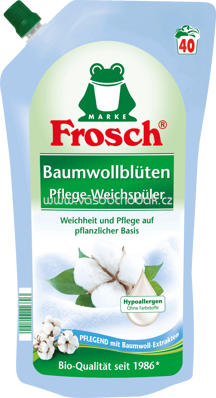 Frosch Weichspüler Baumwollblüten, 1 l