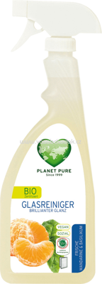 Planet Pure Bio Glas Reiniger Frische Mandarine & Basilikum, 510 ml - ONL