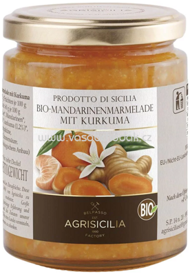 AgriSicilia Mandarinen Marmelade mit Kurkuma, 360g