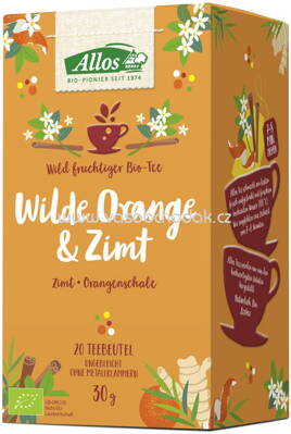 Allos Tee Wilde Orange & Zimt, 20 Beutel