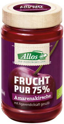 Allos Frucht Pur 75% Amarenakirsche, 250g