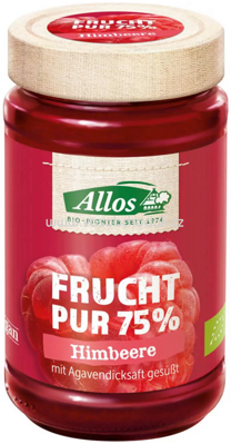 Allos Frucht Pur 75% Himbeere, 250g