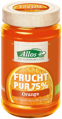 Allos Frucht Pur 75% Orange, 250g