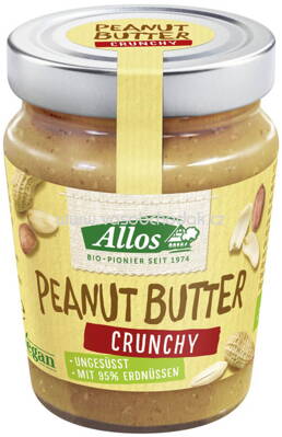 Allos Peanut Butter Crunchy, 227g