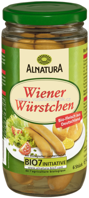 Alnatura Wiener Würstchen, 6St, 400g