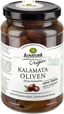 Alnatura Origin Kalamata Oliven ohne Stein, 350 g