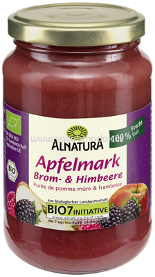 Alnatura Apfelmark Johannis- und Himbeere, 360g