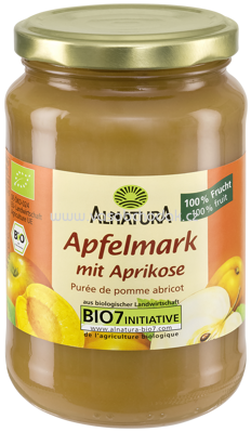 Alnatura Apfelmark mit Aprikose, 360g