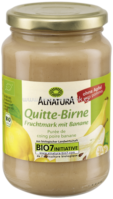 Alnatura Quitte Birne Fruchtmark, 360g