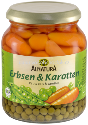 Alnatura Erbsen und Möhren, 340g