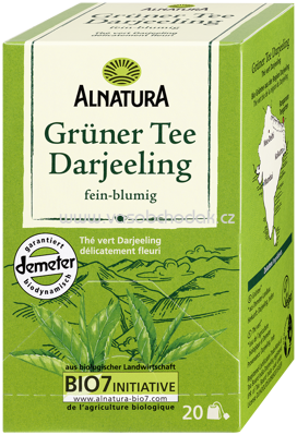 Alnatura Grüner Tee Darjeeling, 20 Beutel