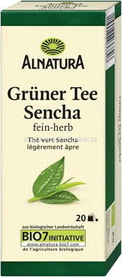 Alnatura Grüner Tee-Sencha, 20 Beutel