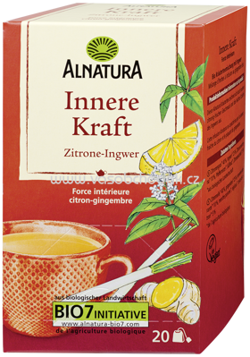 Alnatura Innere Kraft Zitrone Ingwer, 20 Beutel