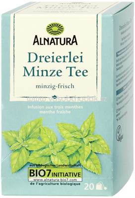 Alnatura Dreierlei Minze Tee, 20 Beutel