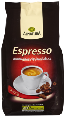 Alnatura Espresso, ganze Bohne, 500g