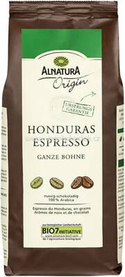 Alnatura Origin Honduras Espresso ganze Bohne, 250g