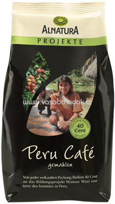 Alnatura Projekte Peru Café gemahlen, 500g