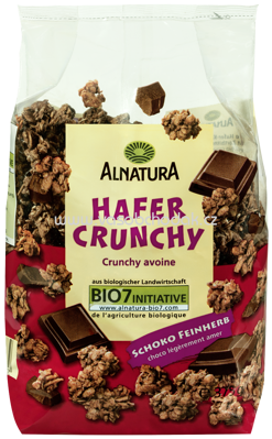 Alnatura Hafer Crunchy Schoko feinherb, 375g