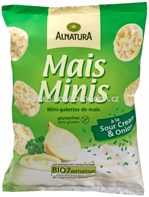 Alnatura Mais-Minis à la Sour Cream & Onion, 50g