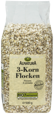 Alnatura 3-Korn-Flocken, 500g