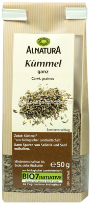Alnatura Kümmel ganz, 50g