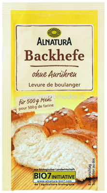 Alnatura Backhefe, 9g