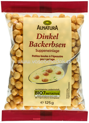 Alnatura Dinkel Backerbsen, 125g