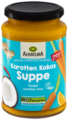 Alnatura Karotten Kokos Suppe, 375 ml