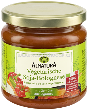 Alnatura Vegetarische Soja Bolognese mit Gemüse, 350 ml