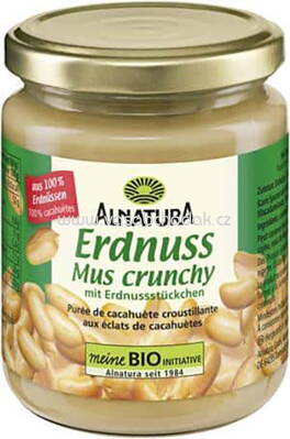 Alnatura Erdnussmus Crunchy, 250g