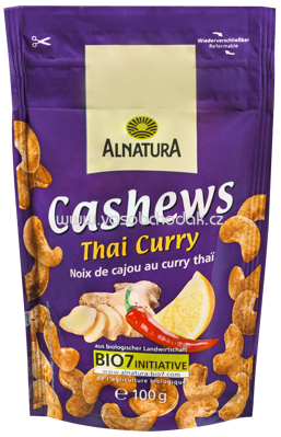 Alnatura Cashews Thai-Curry, 100g