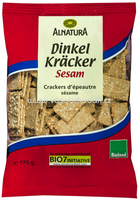 Alnatura Dinkel Kräcker Sesam, 175g
